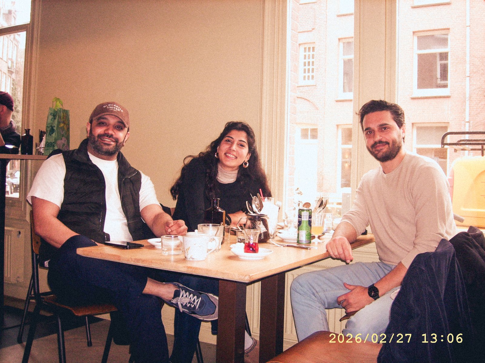breakfast in Amsterdam with Erdal, Selin and Salvatore