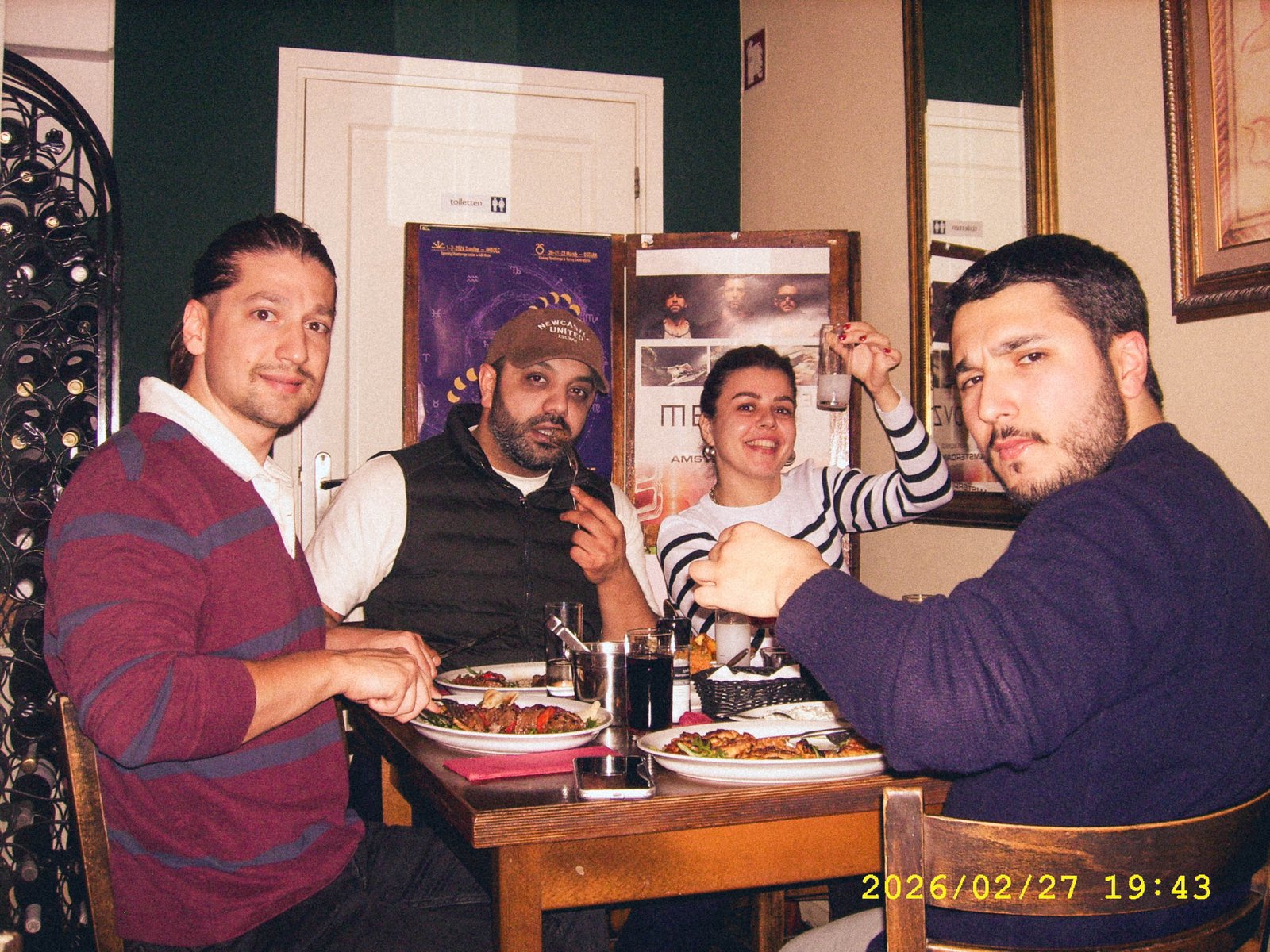 dinner in Amsterdam